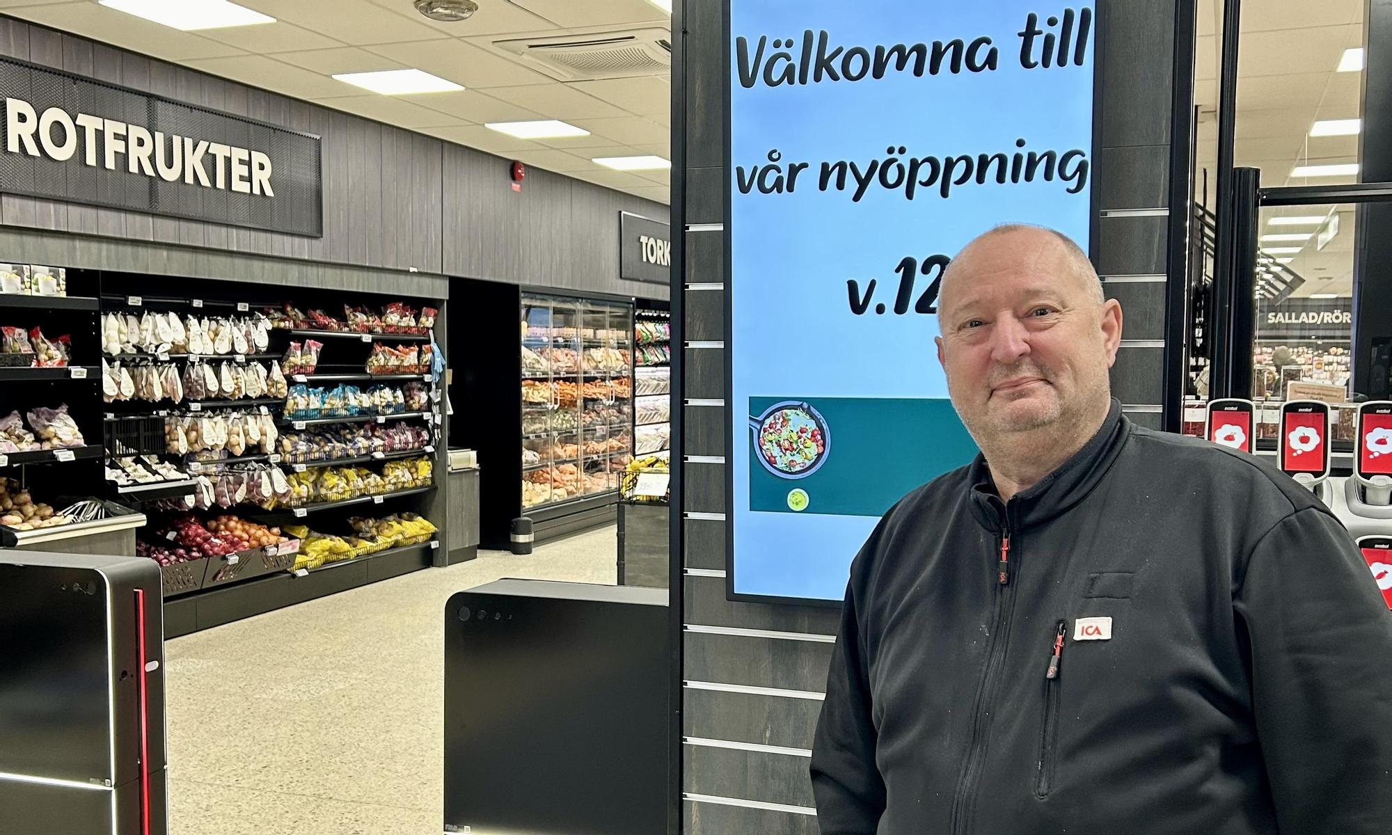 Magnus Plith, ICA handlare på Ica Supermarket Lysekil