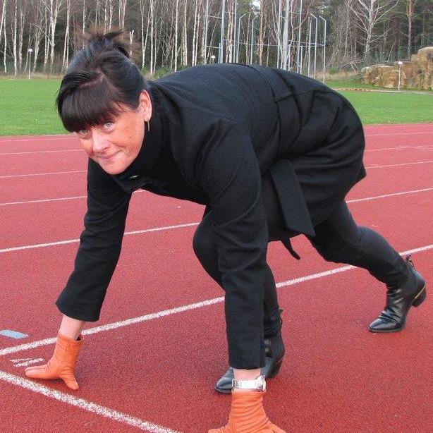 Anna-Lena Edvardsson på Sparvallen