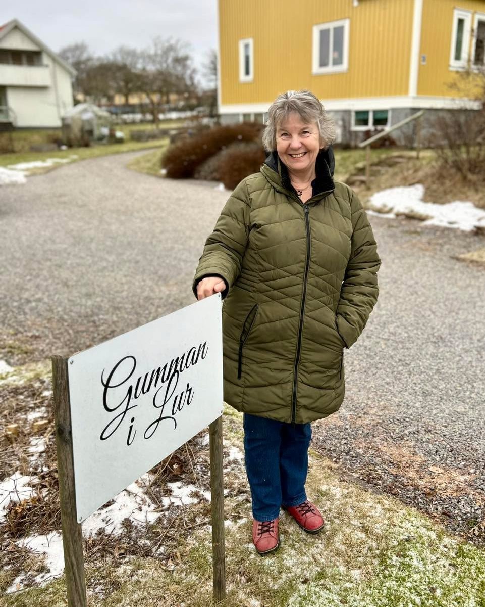 Gunnel Hansson som driver Gumman i Lur