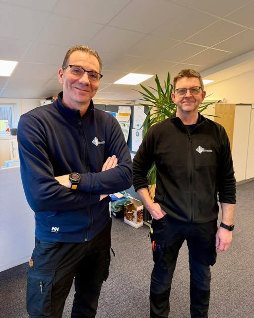 Jan Nilsson och Clas Davik på JND Byggteknik