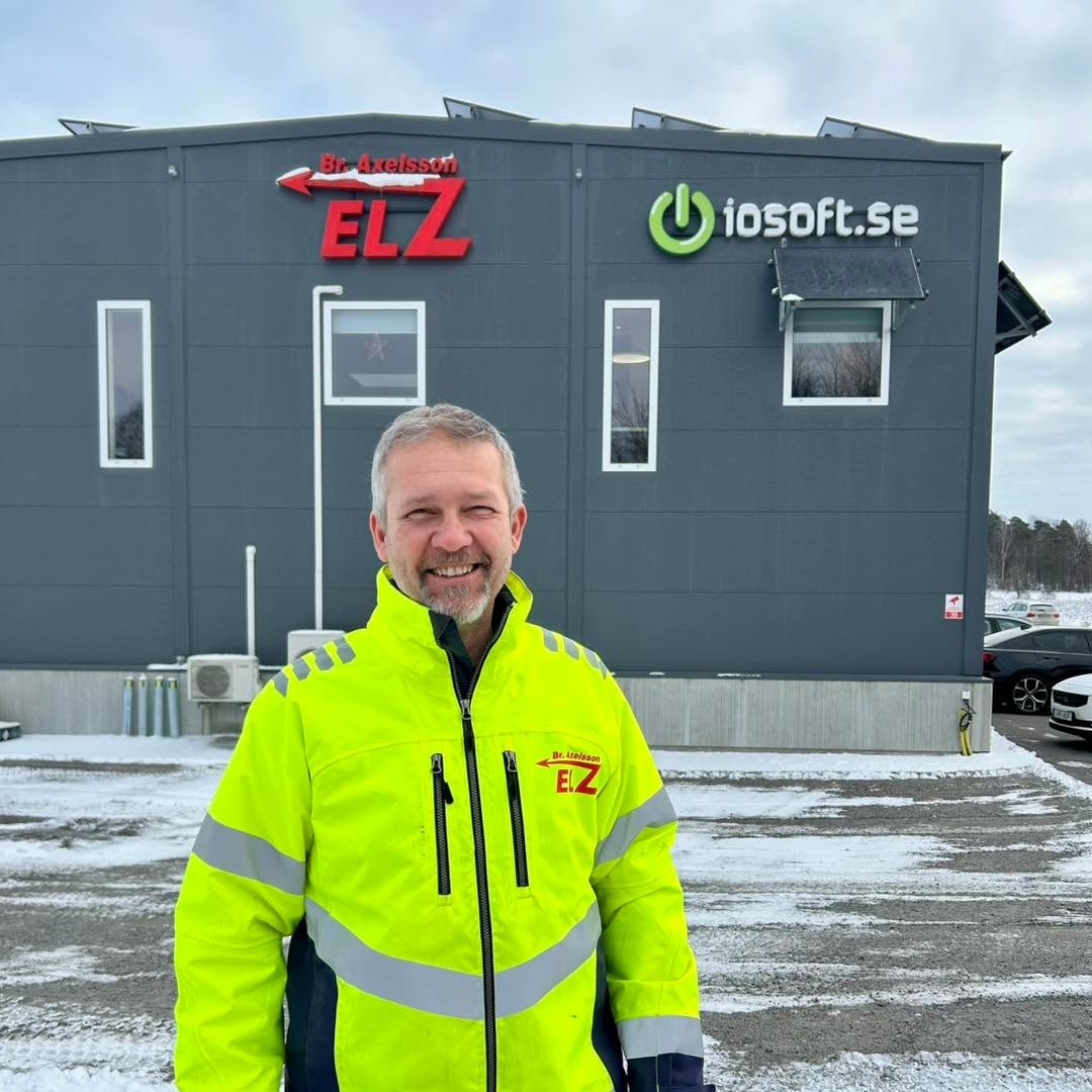 Anders Edlund, delägare på Bröderna Axelssons El