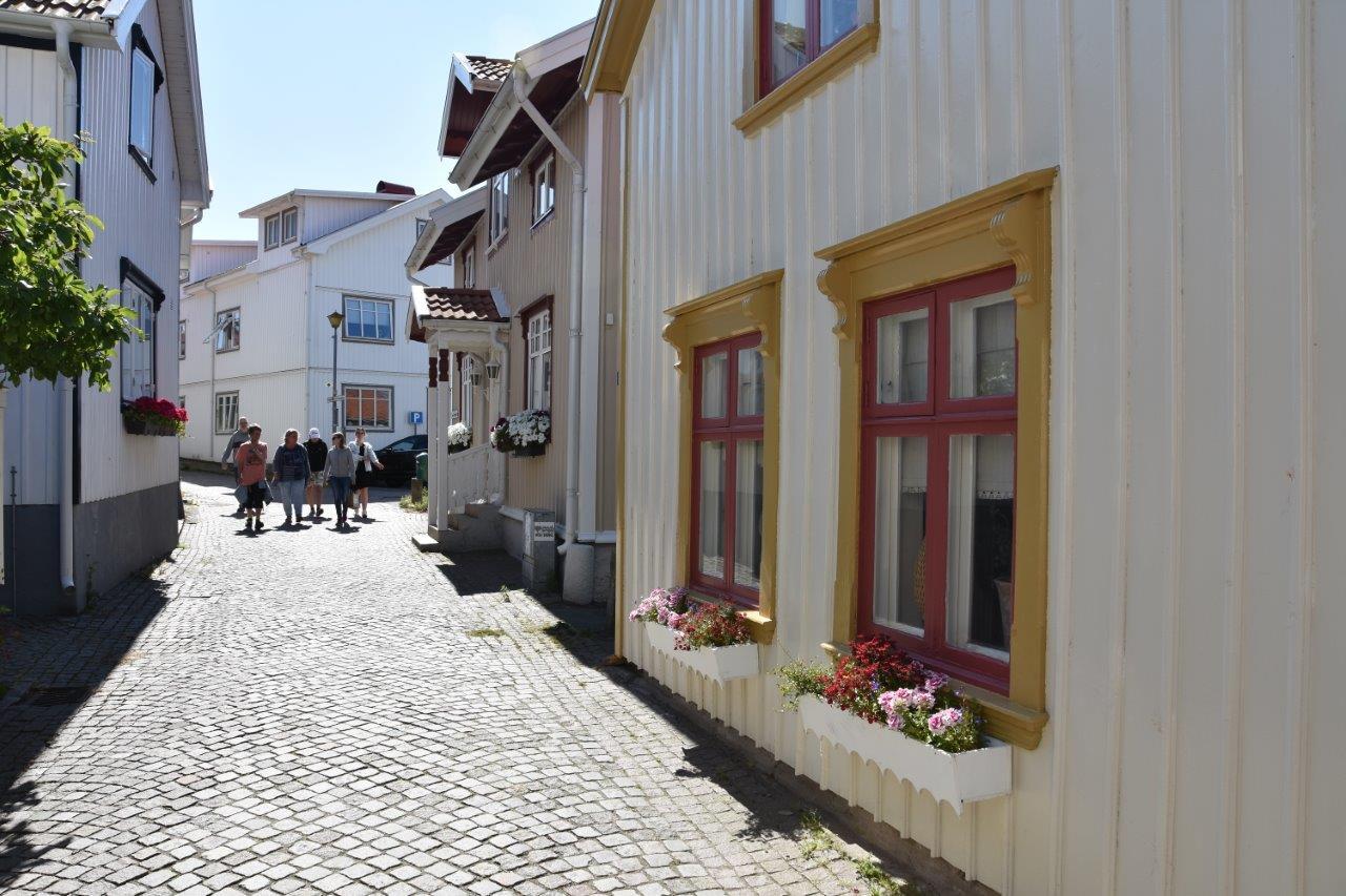 Gamla hus i Lysekil