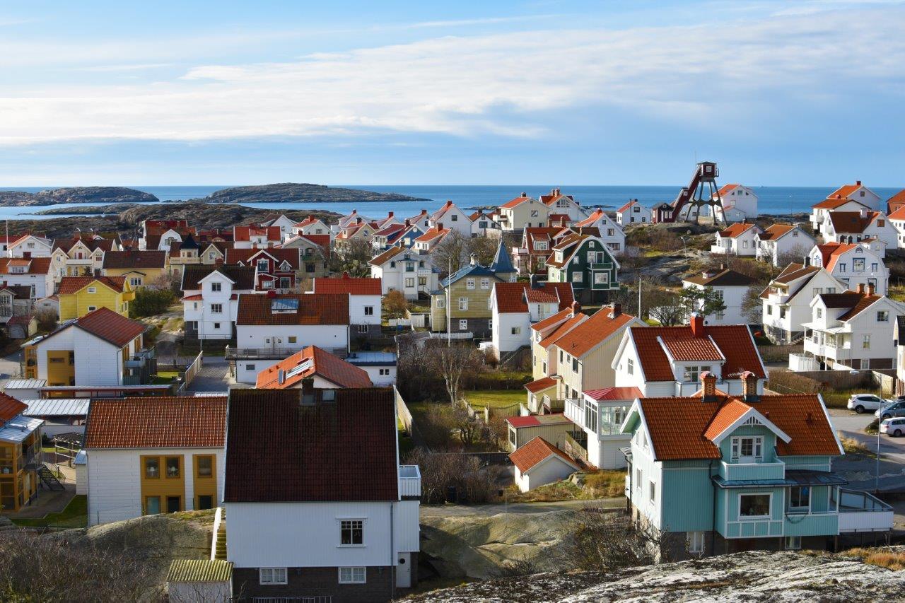 Översiktsbild över Smögen