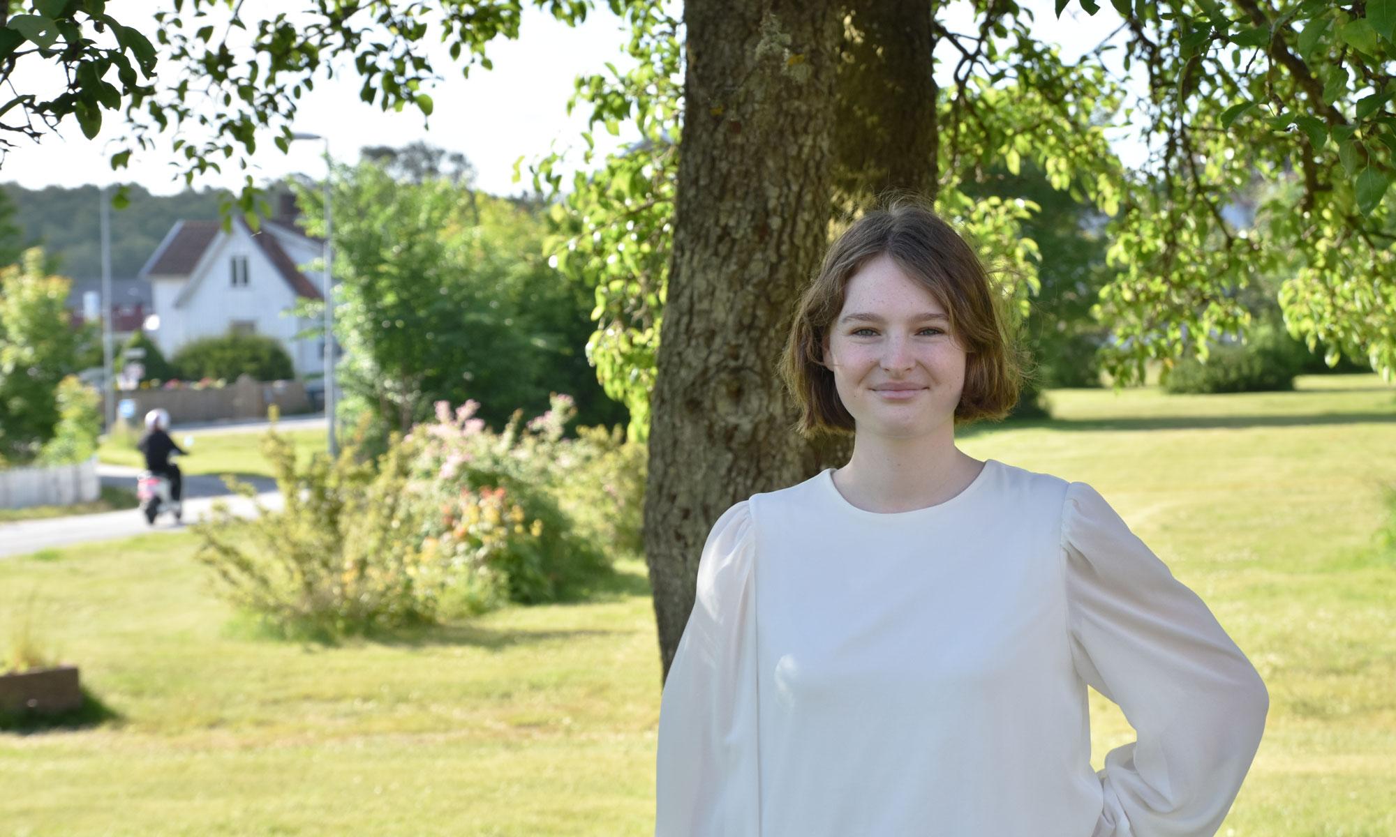 Amanda Norén, ekonomiassistent på Sparbanken Tanum