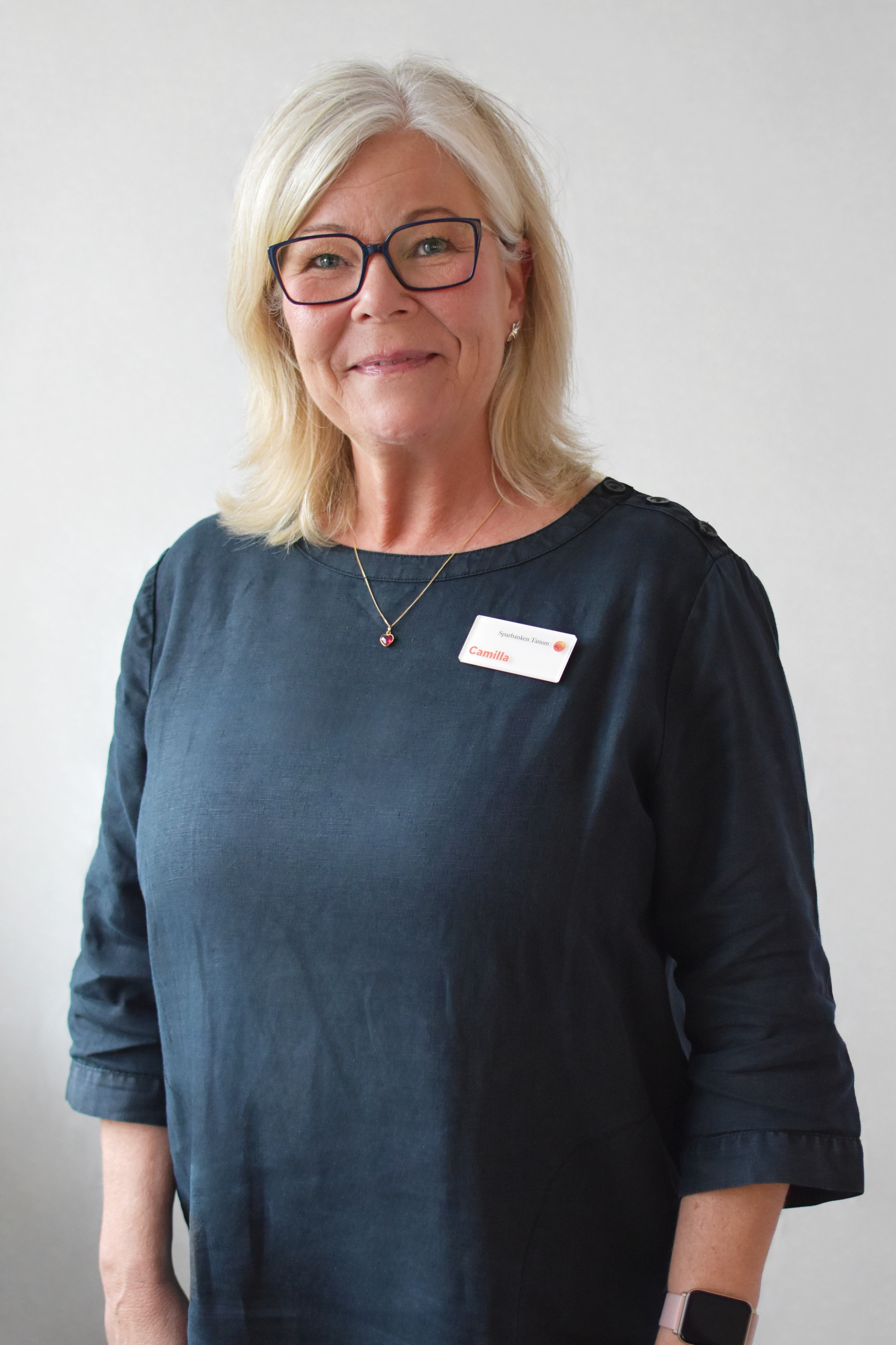 Porträtt av Camilla Långström, affärsstöd på Sparbanken Tanum