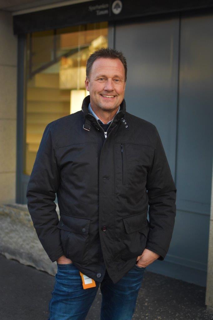Henrik Mogart, företagsmarknadschef på Sparbanken Tanum
