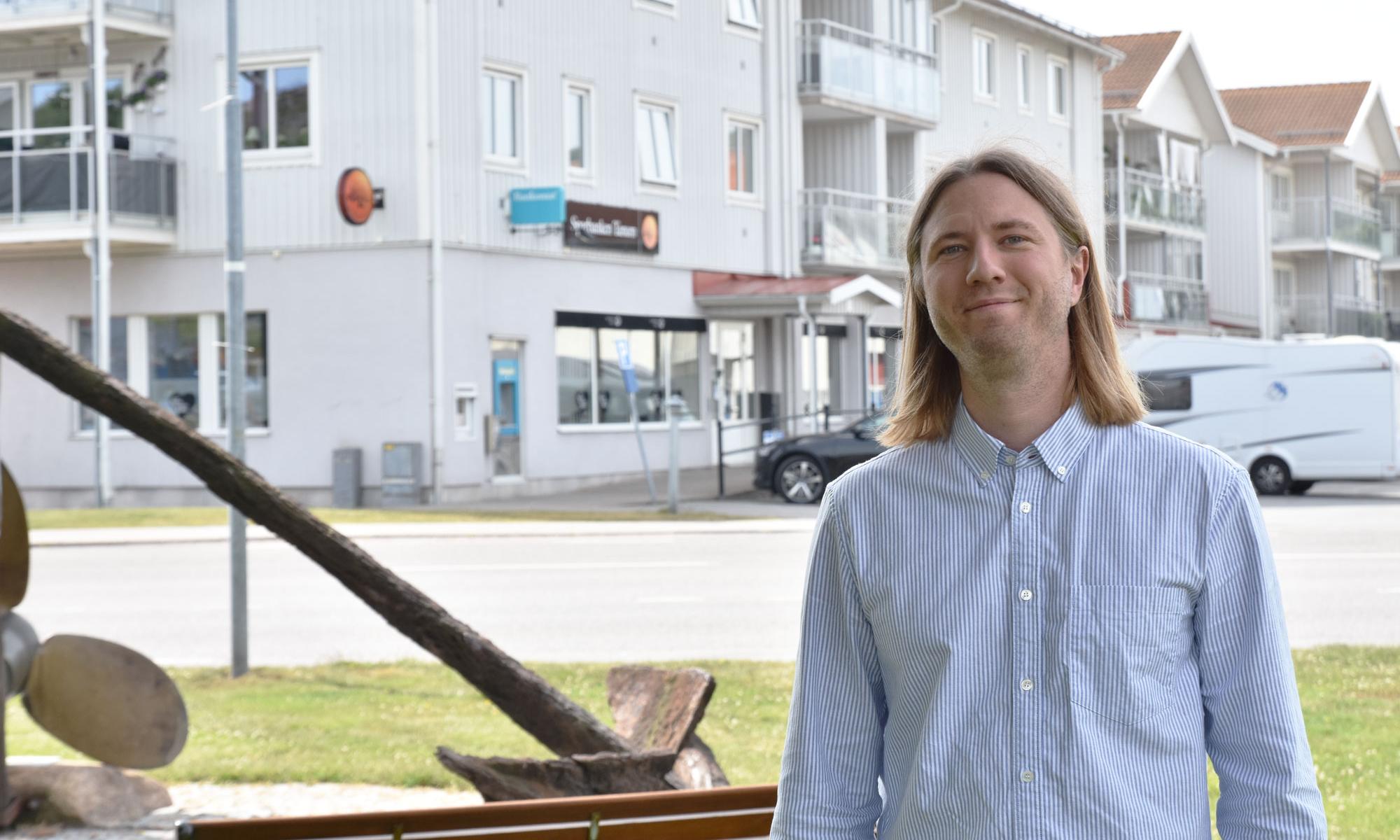 Viktor Palmgren, privatrådgivare på Sparbanken Tanum