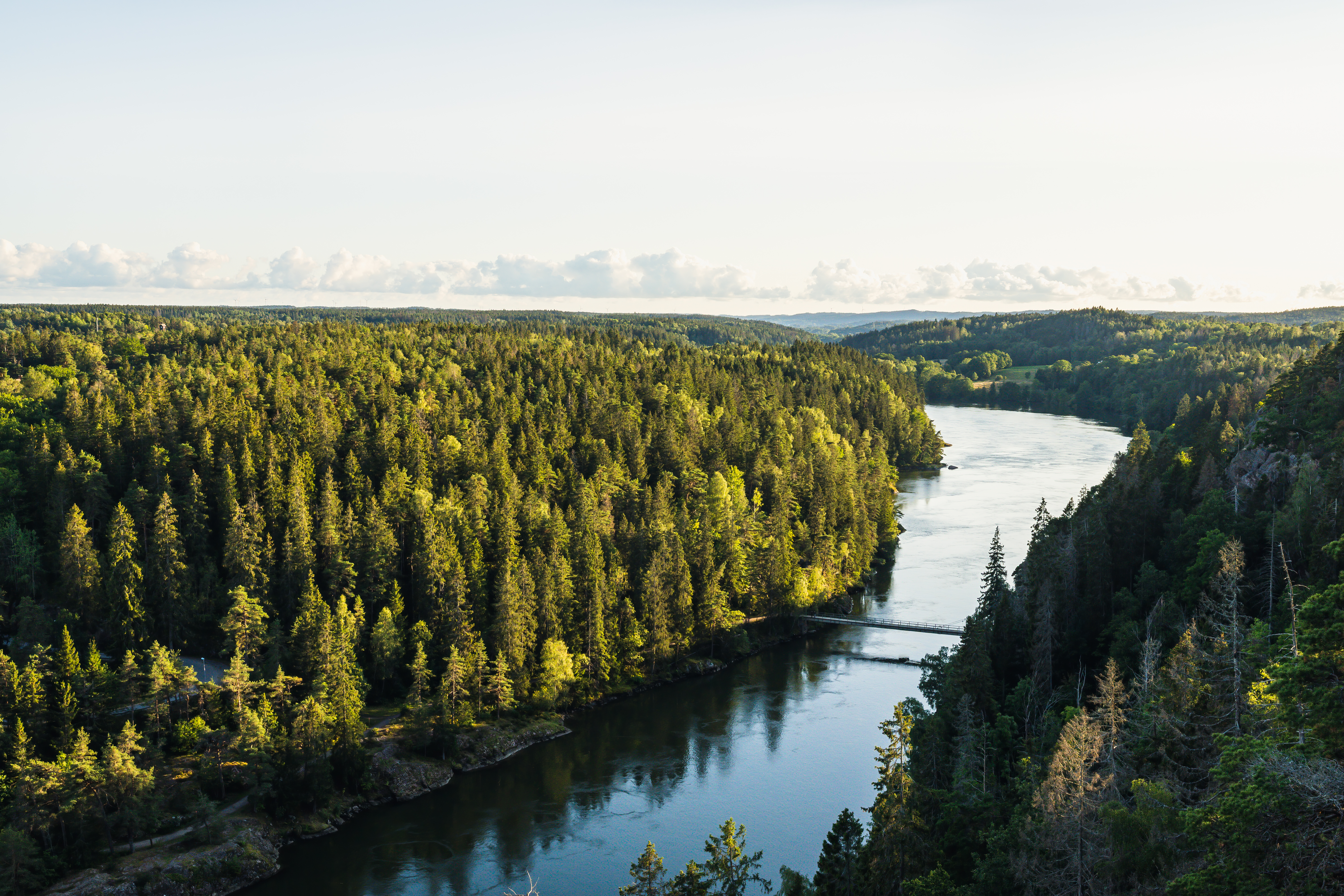 Vy över Göta alv från Kopparklinten
